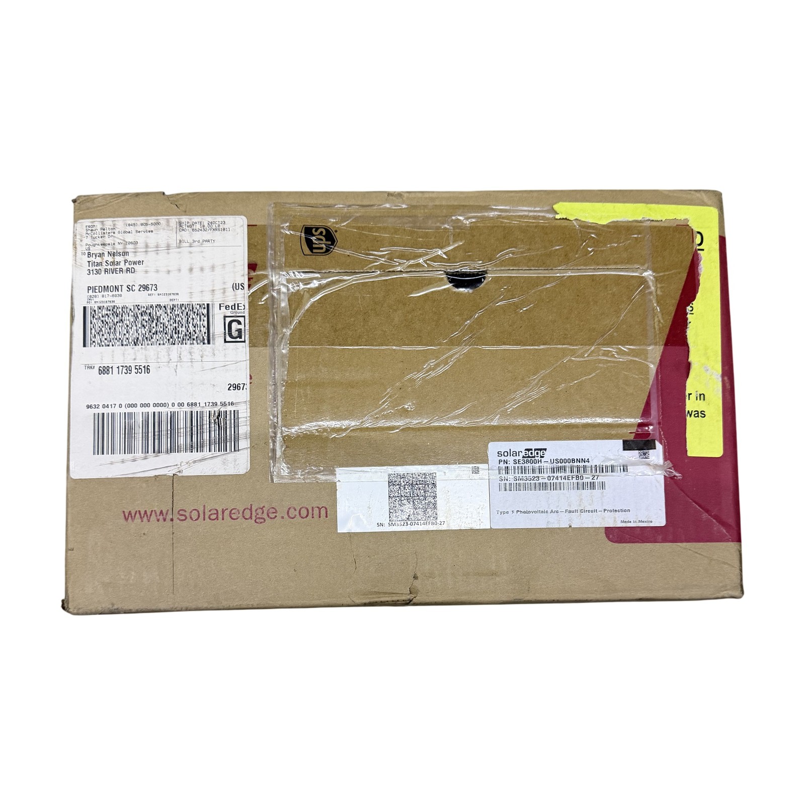 SolarEdge SE3800H-US000BNN4 3800W HD-Wave Single Phase Inverter TOP HALD ONLY