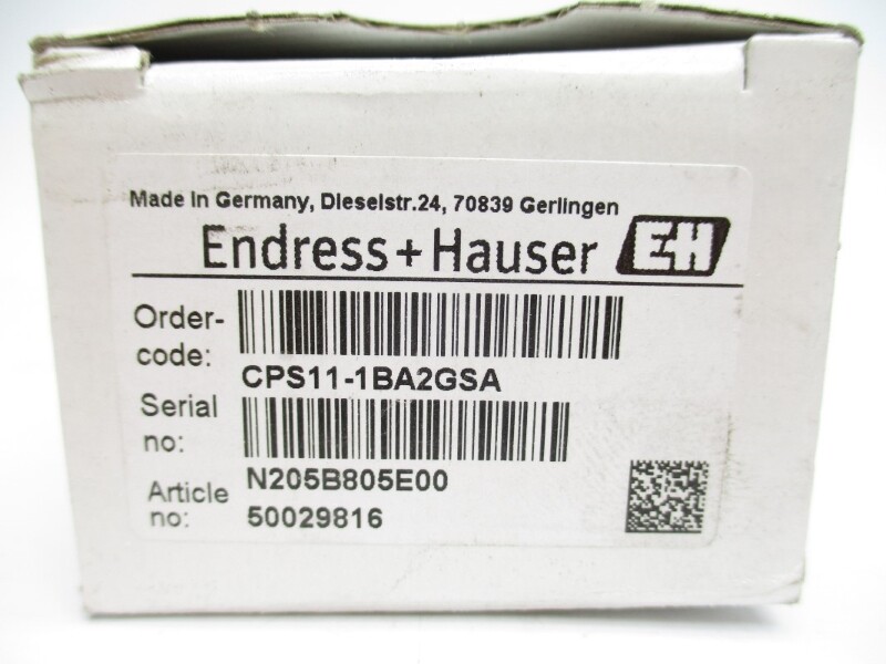 ENDRESS+HAUSER CPS11-1BA2GSA 130’C NSMP