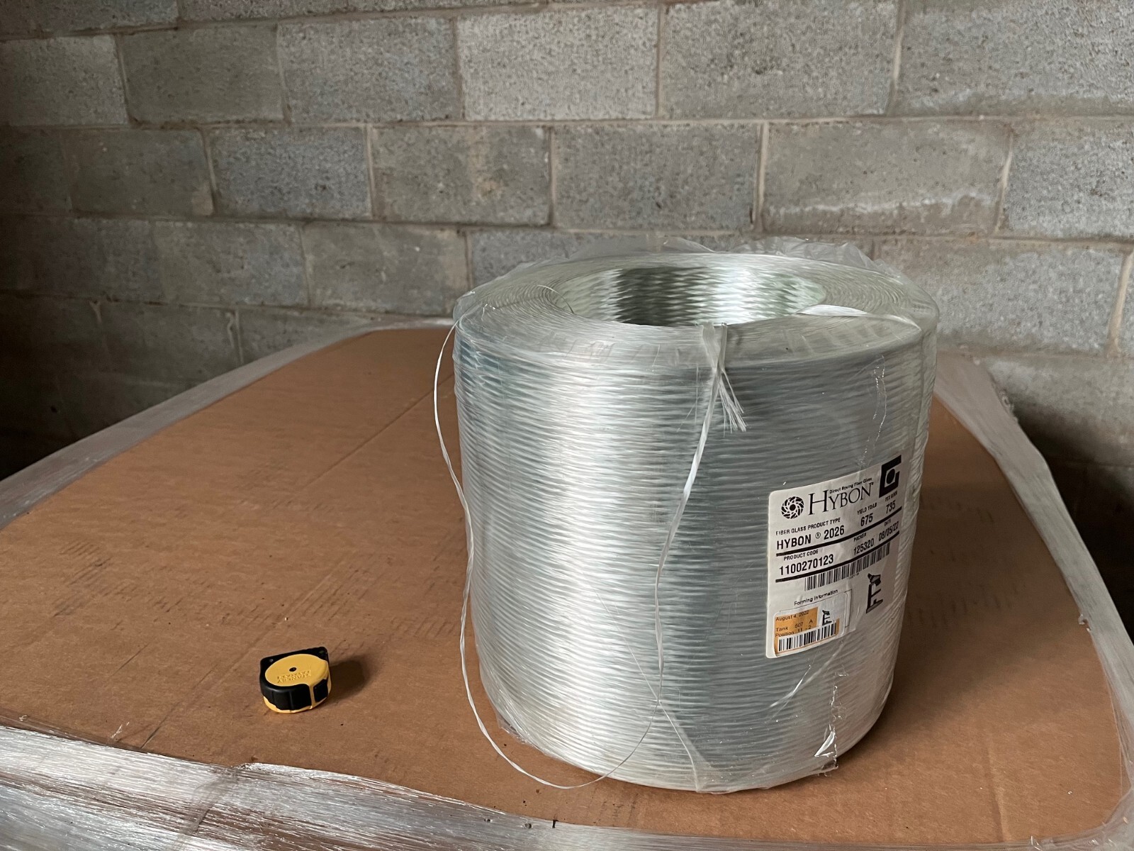 PPG 2026 675 Yield Direct Winding Fiberglass Roving Full 2537 Lb Pallet