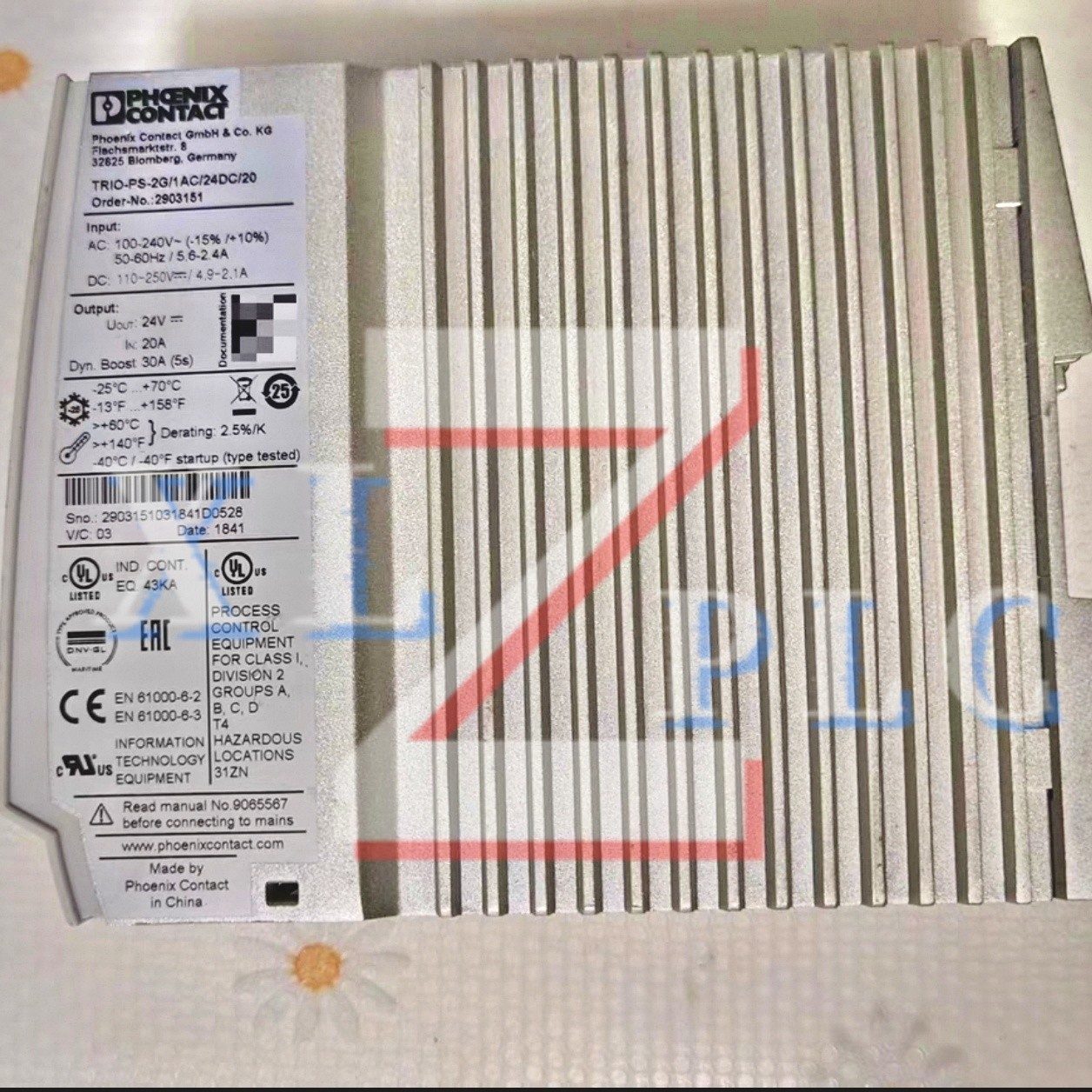 Phoenix 2903151 TRIO-PS-2G-1AC-24DC-20 Switching Power Supply#1pcs new in box