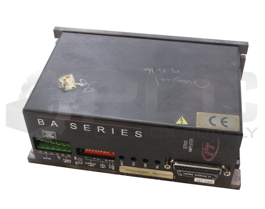 INTERGRATED INDUSTRIAL TECHNOLOGIES BA30-320-S SERVO AMPLIFIER 240VAC