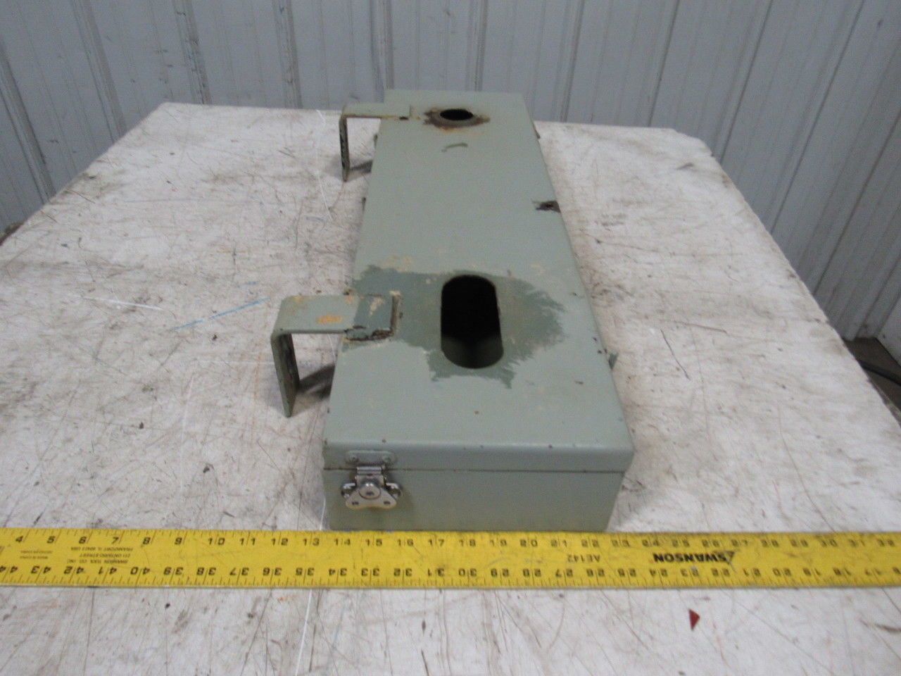 31″x 9″x 4″ V-Belt Drive And Idle Pulley Guard Hinged Door
