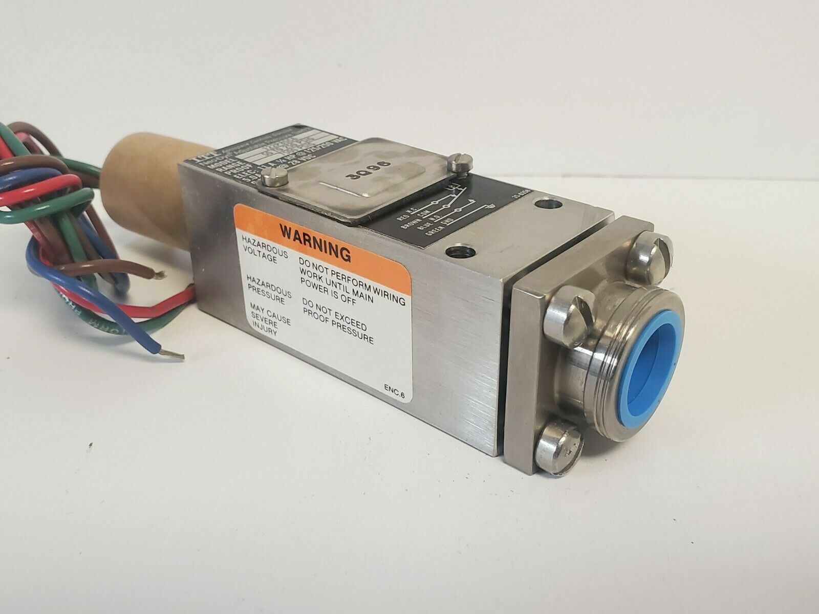 NEW OLD STOCK! ITT NEO-DYN ADJUSTABLE PRESSURE SWITCH 122P85C6990