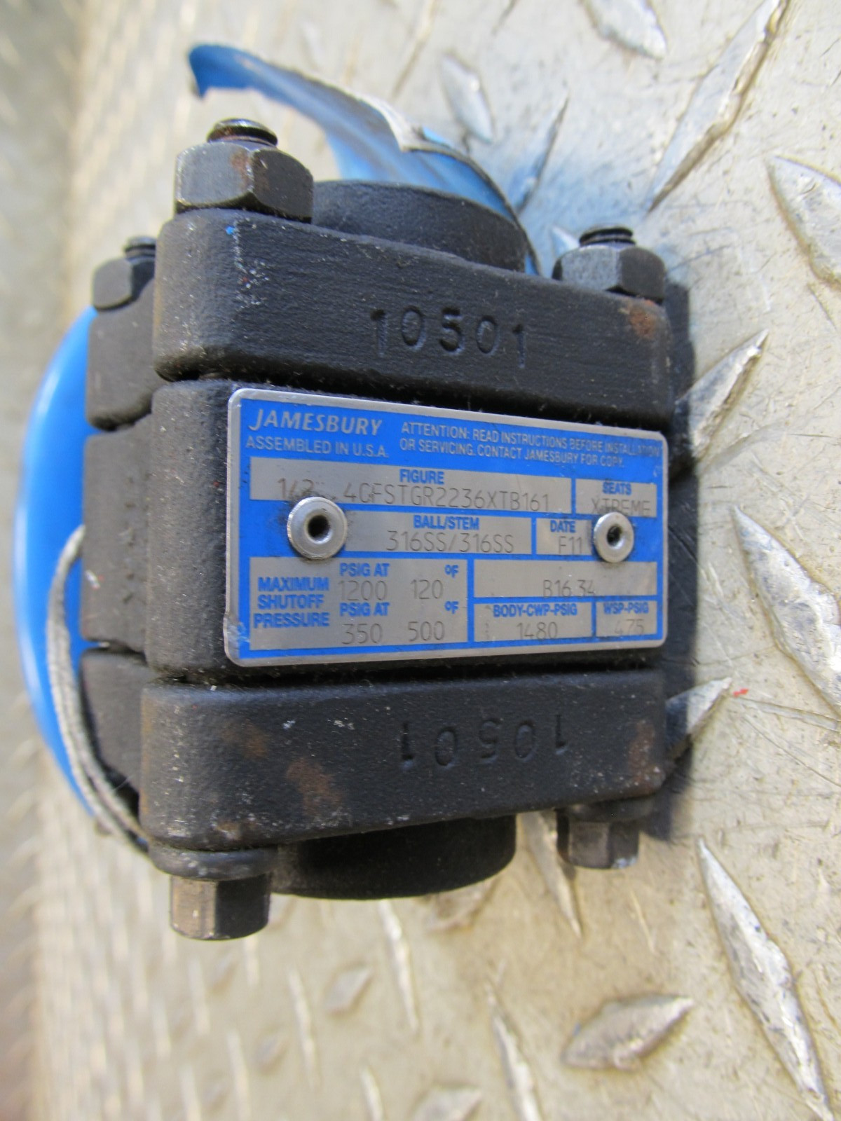JAMESBURY 1/2″ 4CFSTGR2236XTB161