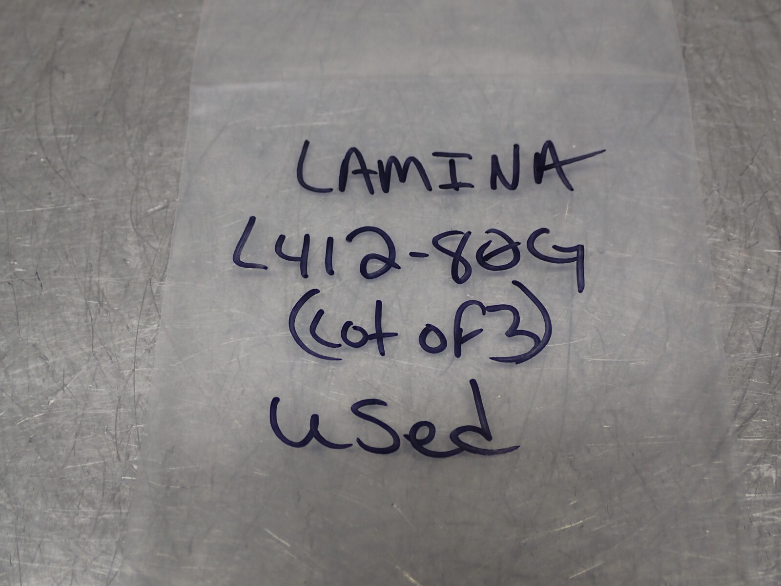LAMINA L412-80G Wear Strip Bronze Drilled Used With Warranty (Lot of 3) See Pics