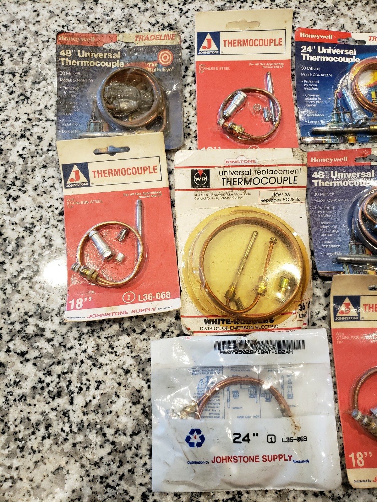 LOT QTY OF 13 NEW VARIOUS WR HONEYWELL JOHNSTONE 24 30 18 36″ LENGTHS – DEAL!