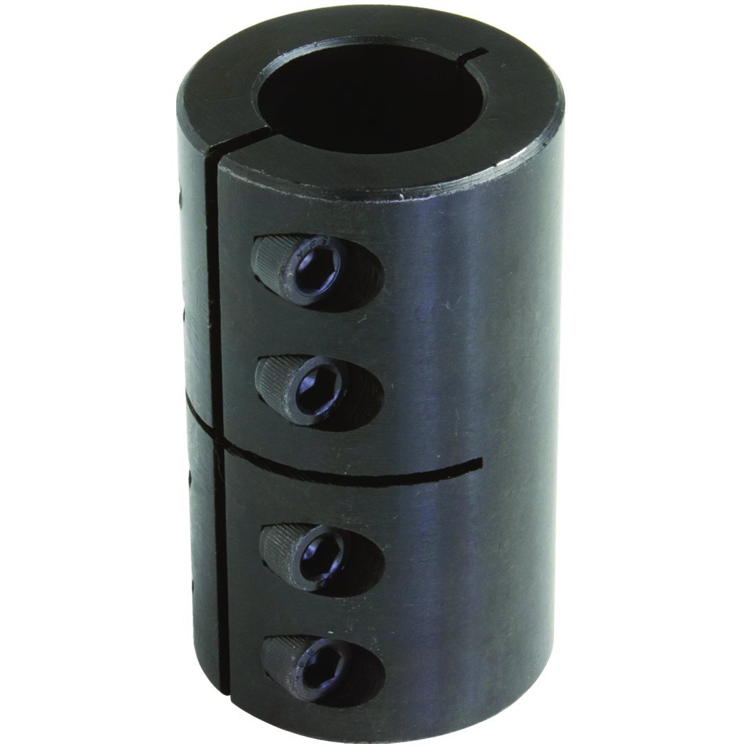 Climax Part ISCC-125-125 Mild Steel, Black Oxide Plating Clamping Coupling, 1