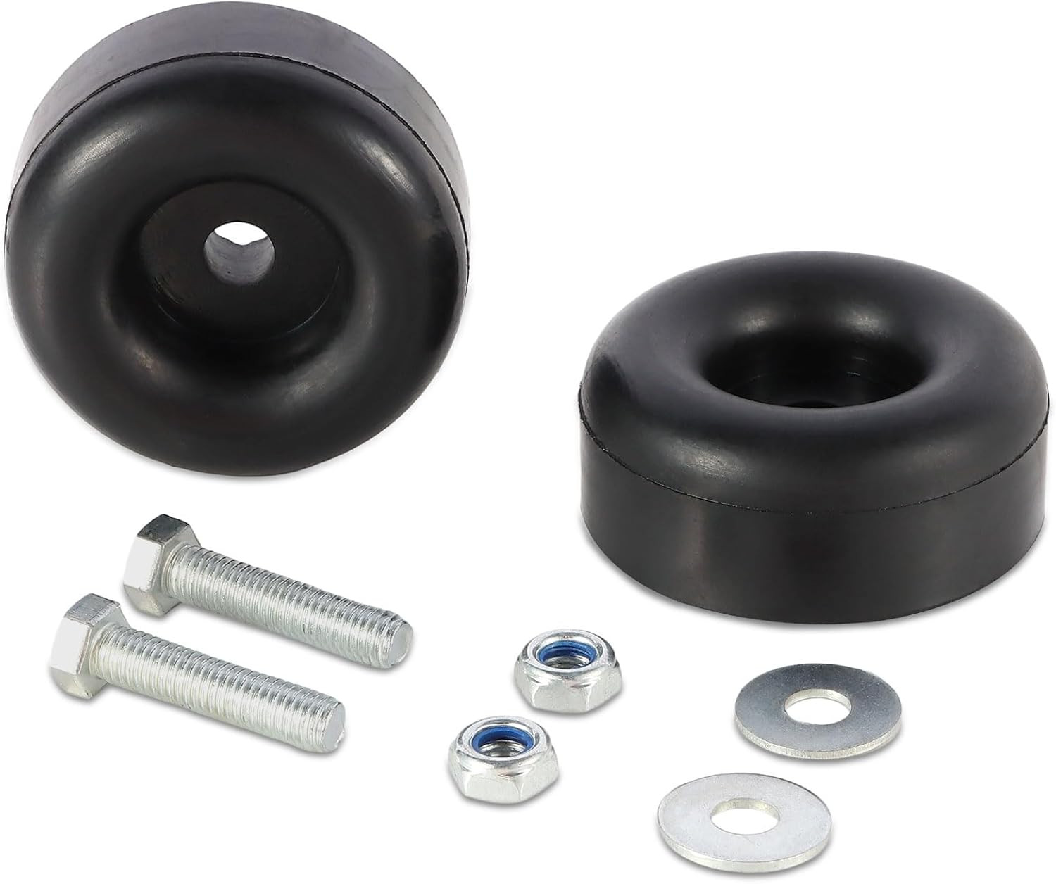 Heavy Duty Anti-Vibration Rubber Foot Pads – 1″ x 2.5″ Shock Absorbing Feet for