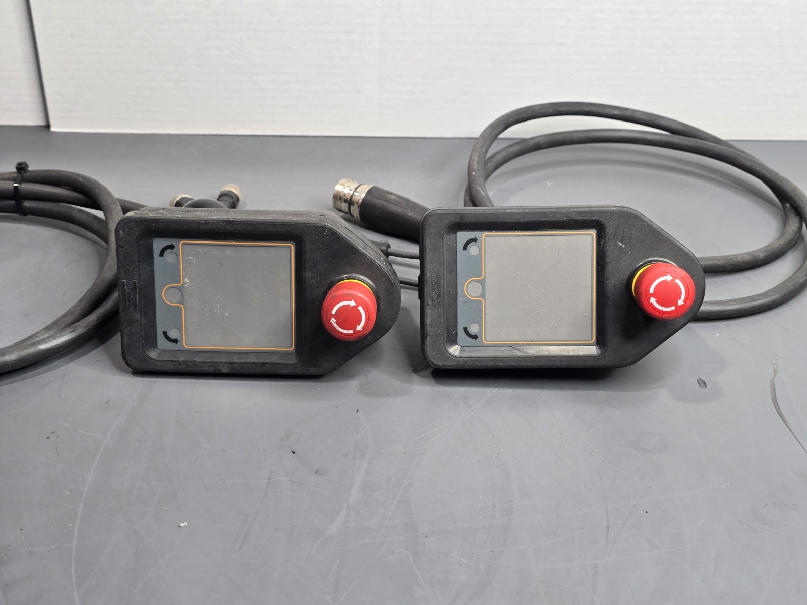 Lot of 2 Atlas Copco Indicator Box 3435 3010 04 Emergency Stop Untested