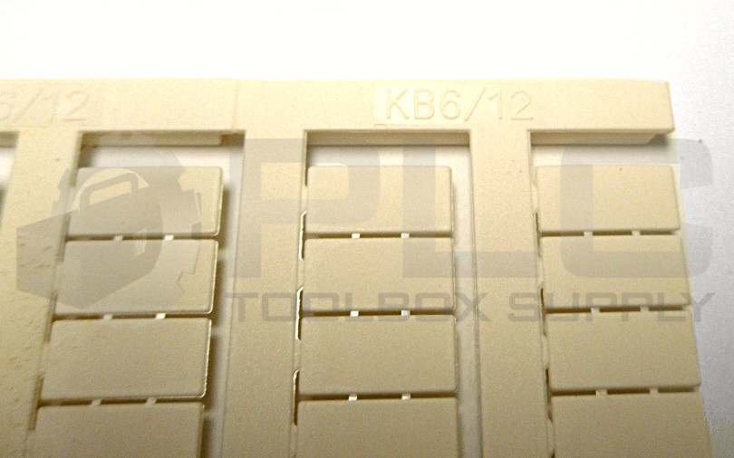 NEW AUTOMATION SYSTEM INTERCONNECT ASI434006 BLANK MARKER TAGS KB6/12