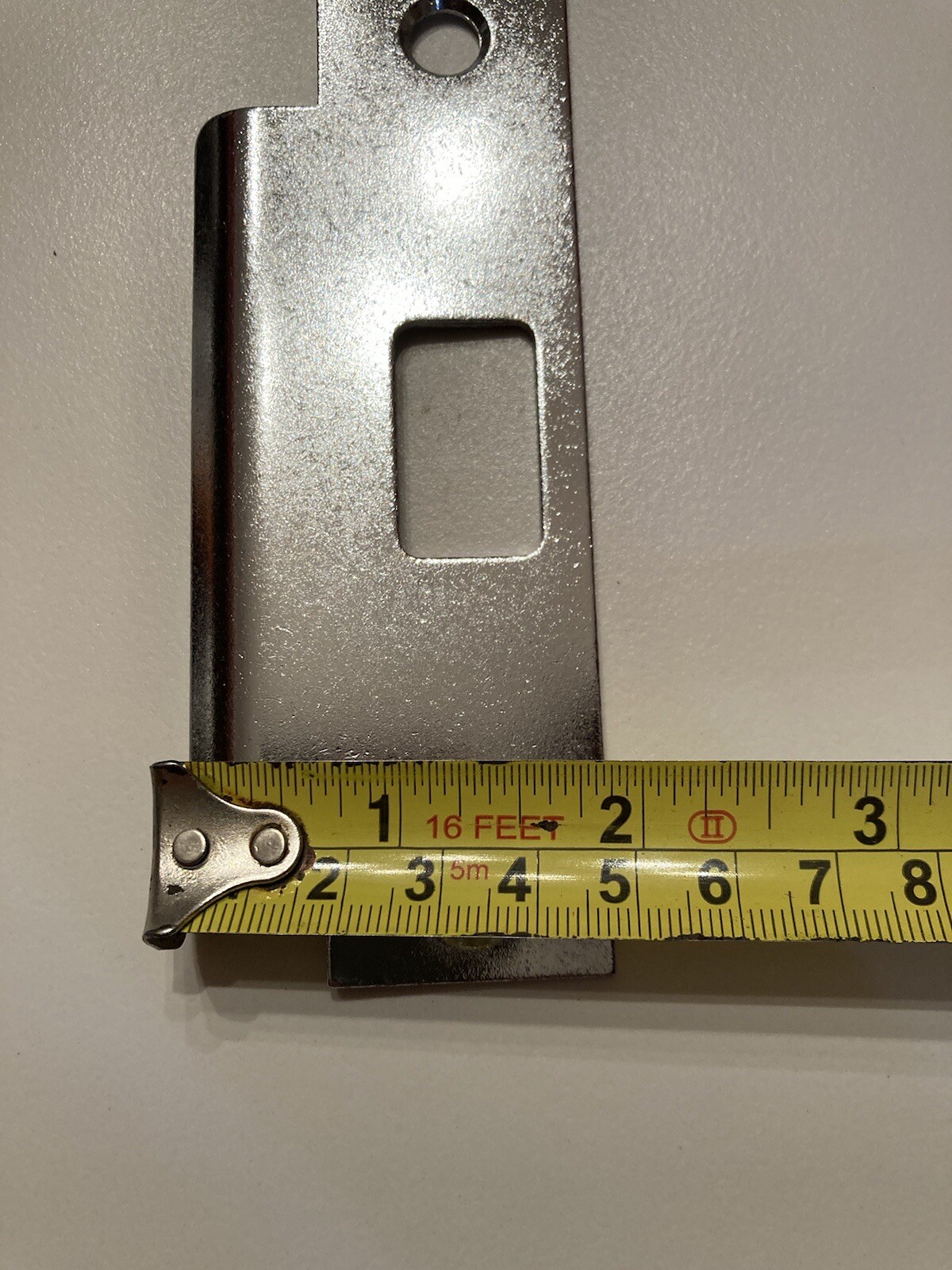 BEST 8KS3626 Deadbolt Strike,S,Satin Chrome Finish 481U27