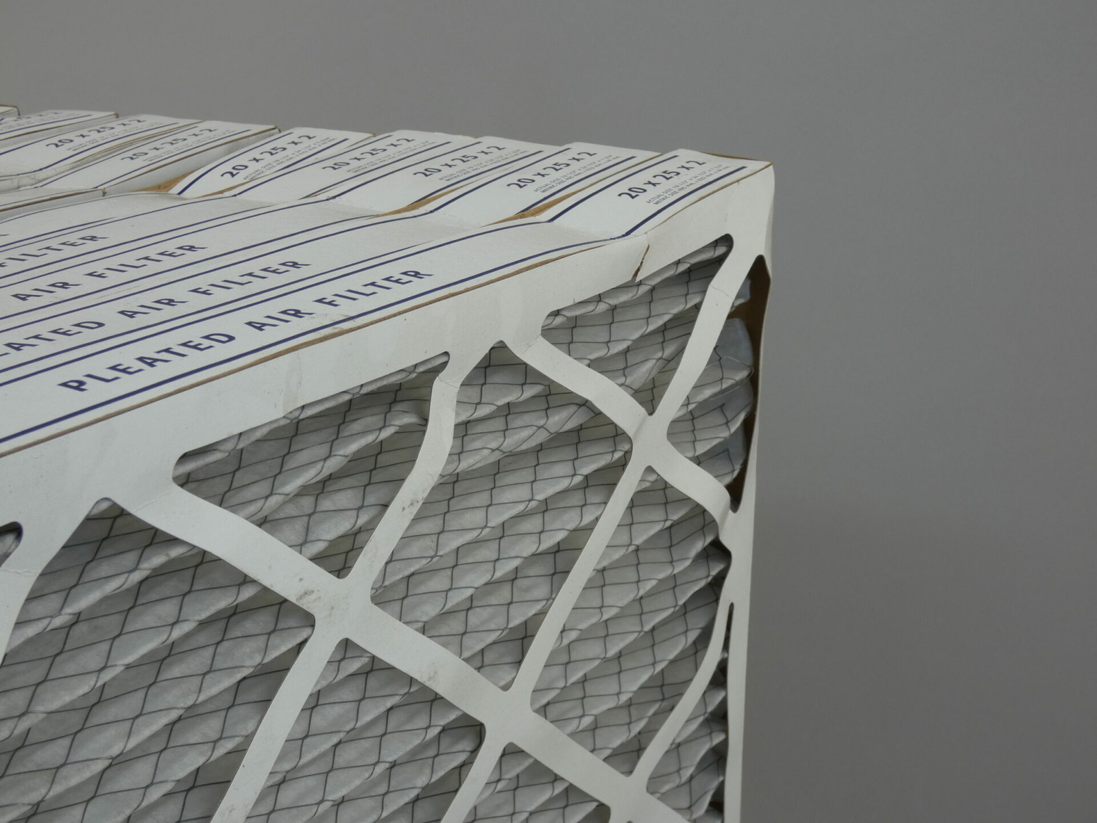 *Lot of 10* Air Handler 20″ x 25″ x 2″ Pleated Air Filter – NEW Surplus!