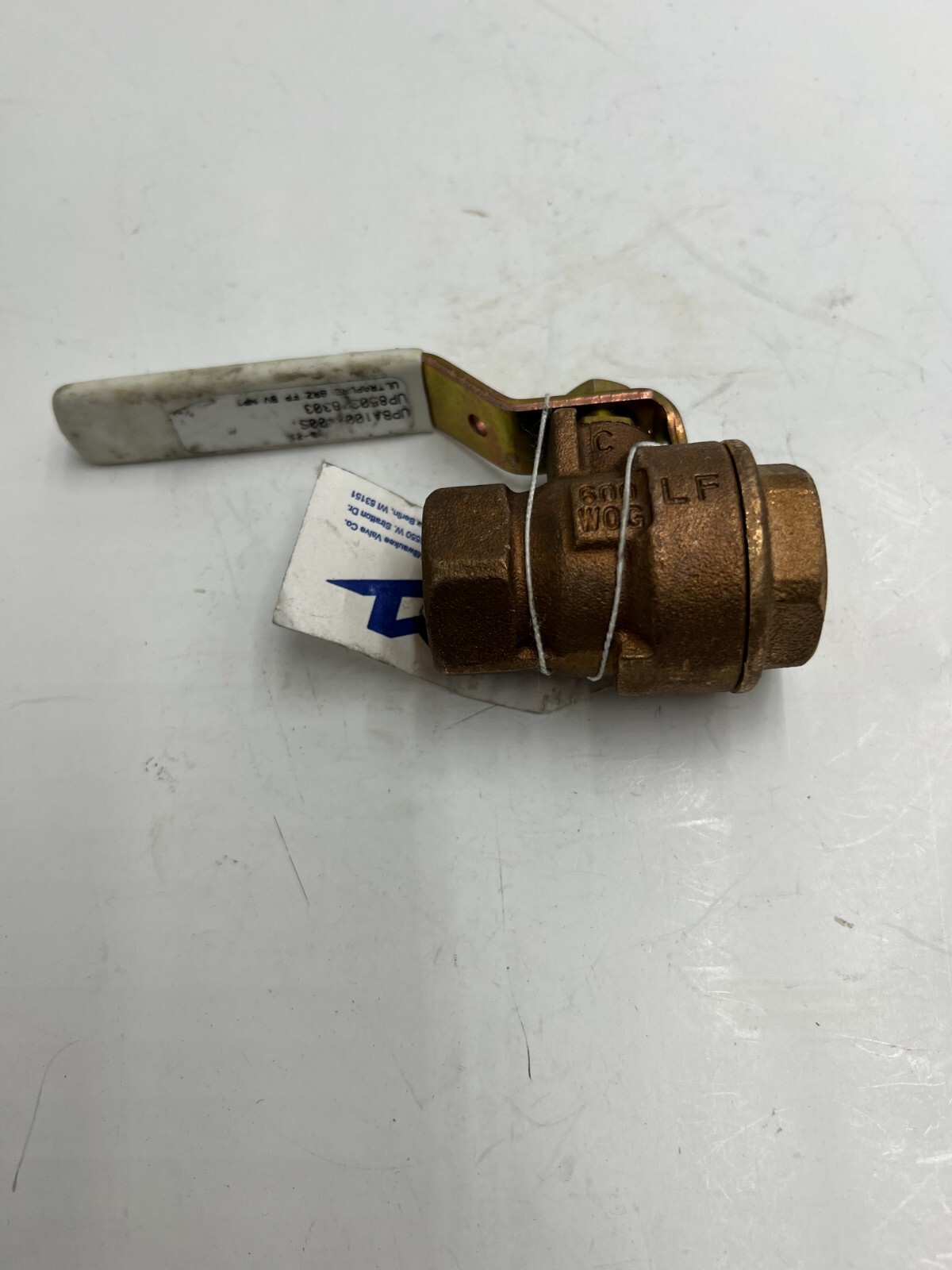 ULTRAPURE UP8503/8303 3/4″ BALL VALVE LF 600WOG UPBA100/400S