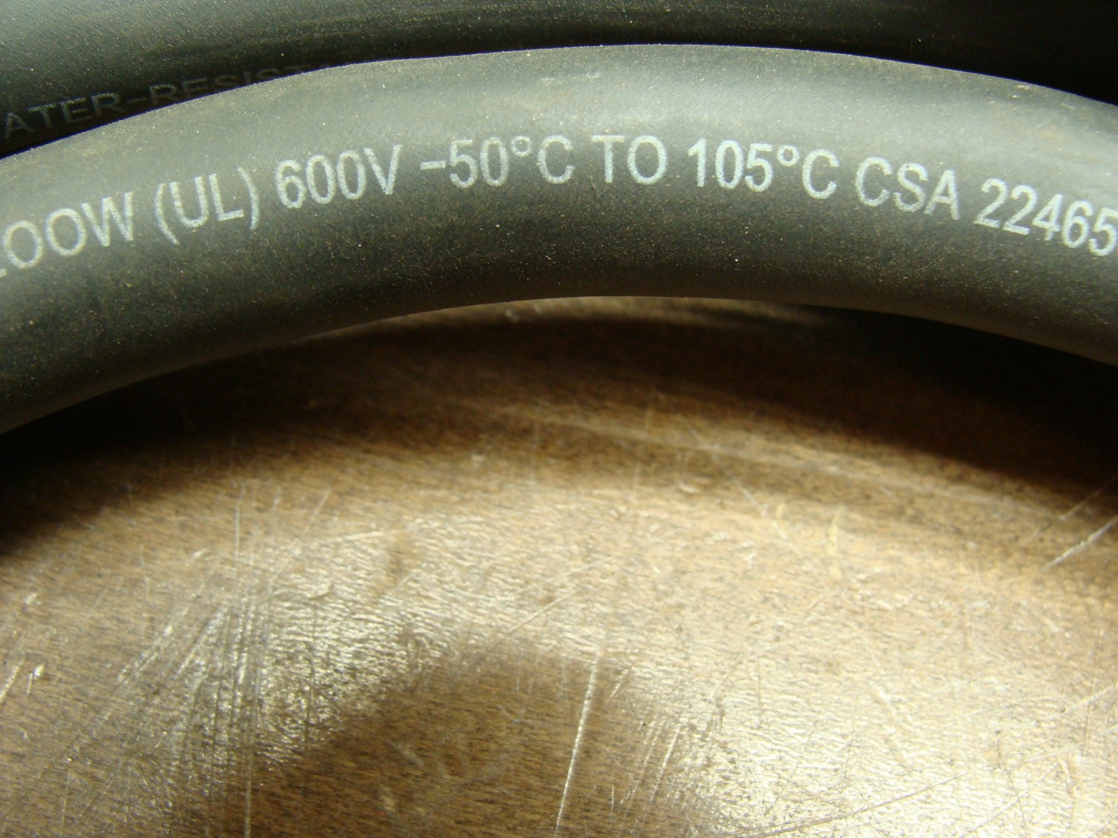 SOUTHWIRE RESISTALL SEOOW 10 AWG 3/C POWER CABLE 15 FEET