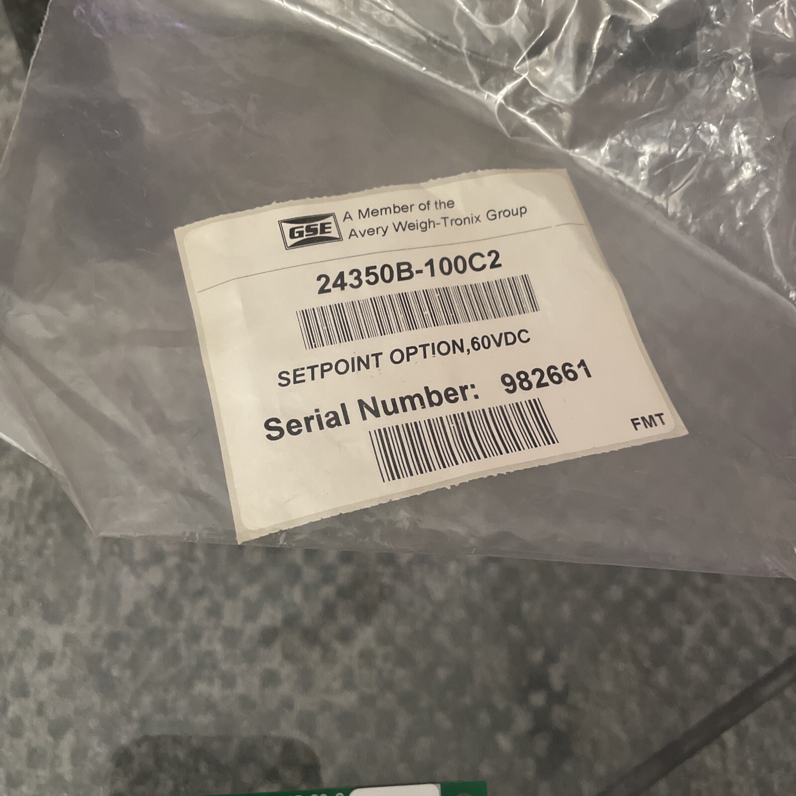 Avery Weigh Tronix GSE Module Relay Output 24350B-100C2