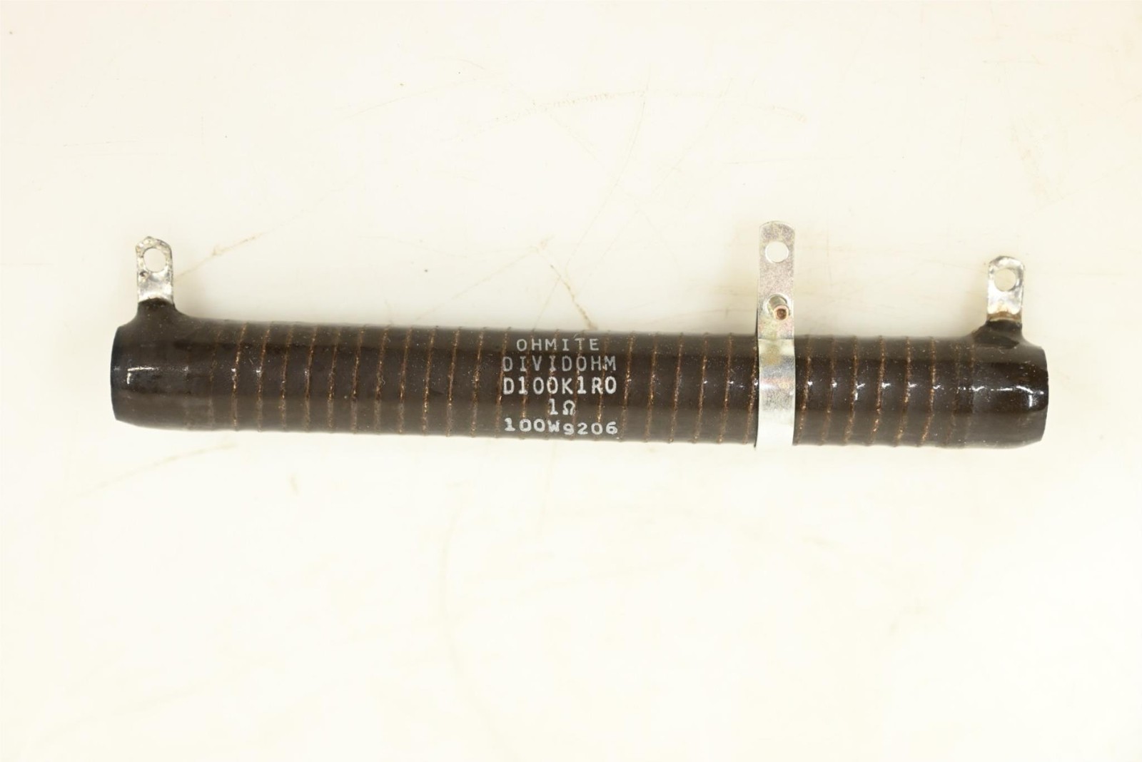 Ohmite D100K1R0 Wirewound Resistor Chassis Mount, 100Watt, OHM 1
