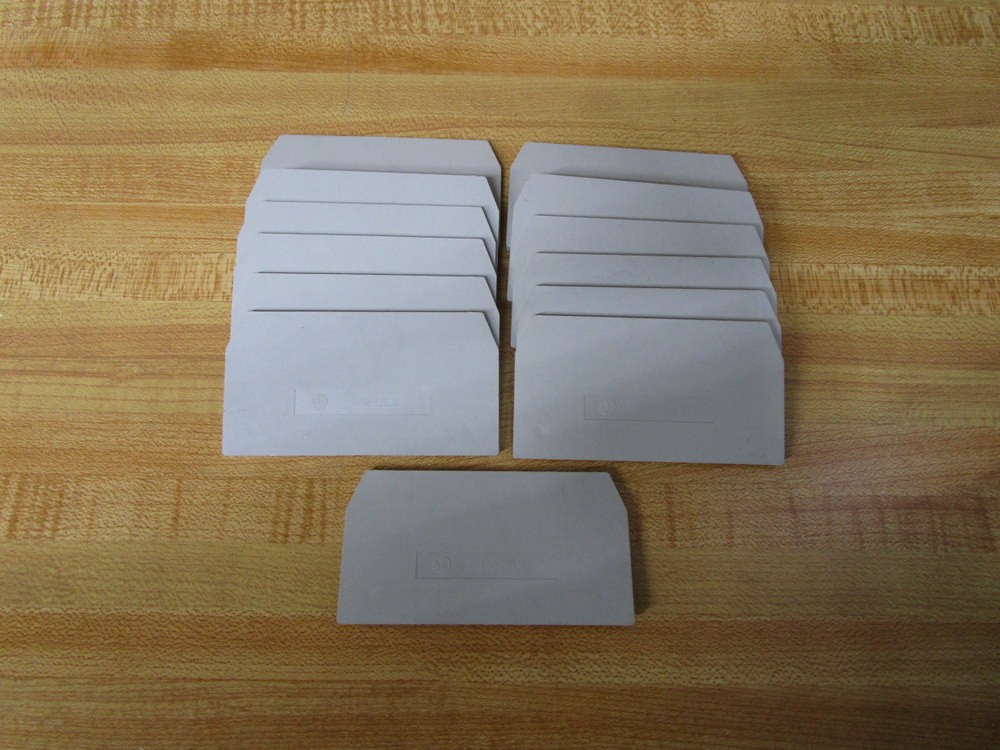 Allen Bradley 1492-EBL16 End Barrier 1492EBL16 Gray (Pack of 13)