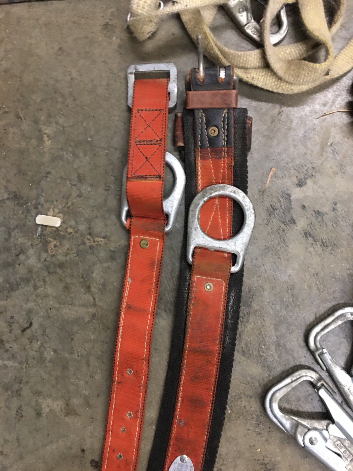 Miller, Klein, Safety Lanyards, Vests, Belts Lot, 8798B/6FTGN