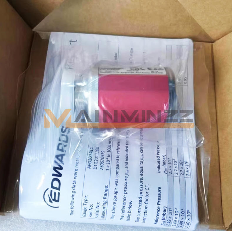 One New EDWARDS APG200-XLC-NW16 D1G2011100 vacuometer