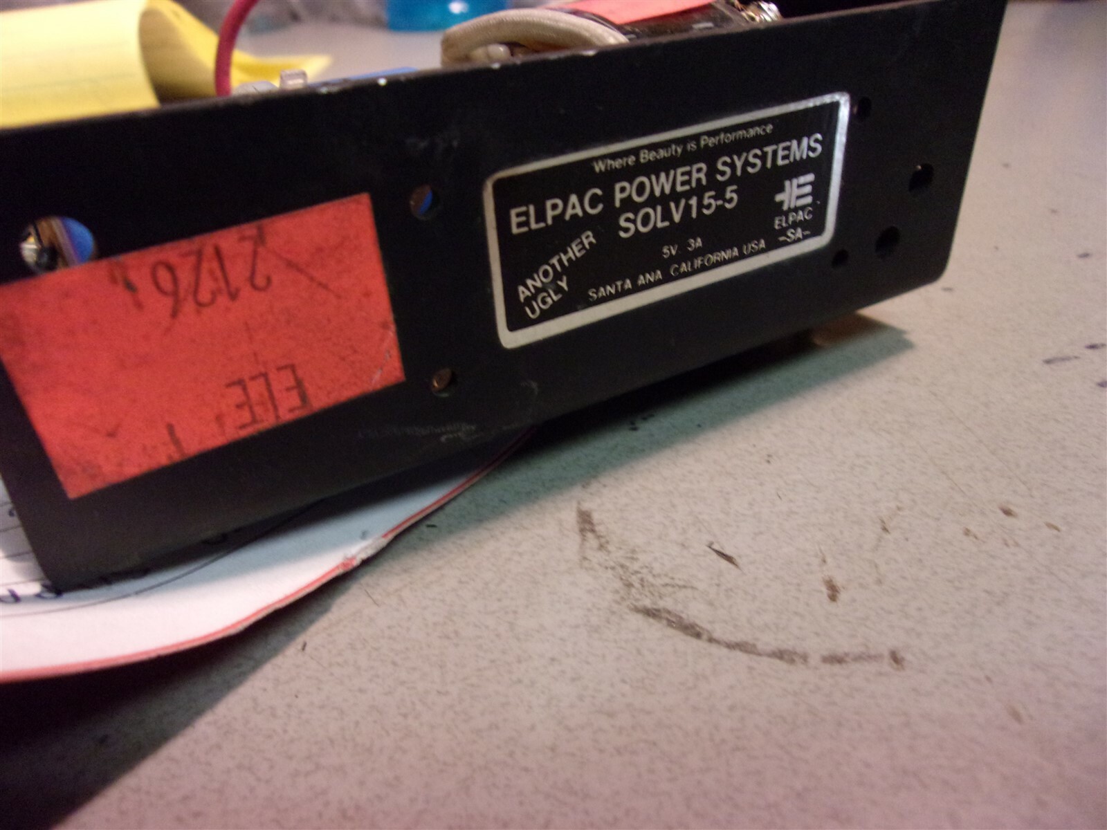Elpac Power Systems Solv 15-5 ELE 2126 Power Supply *FREE SHIPPING*