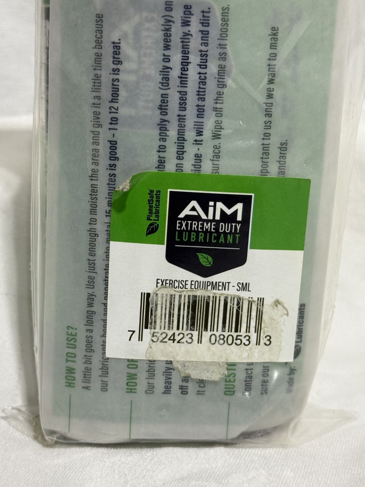 PlanetSafe AIM Extreme Duty Lubricant 4oz + 1oz Bundle READ