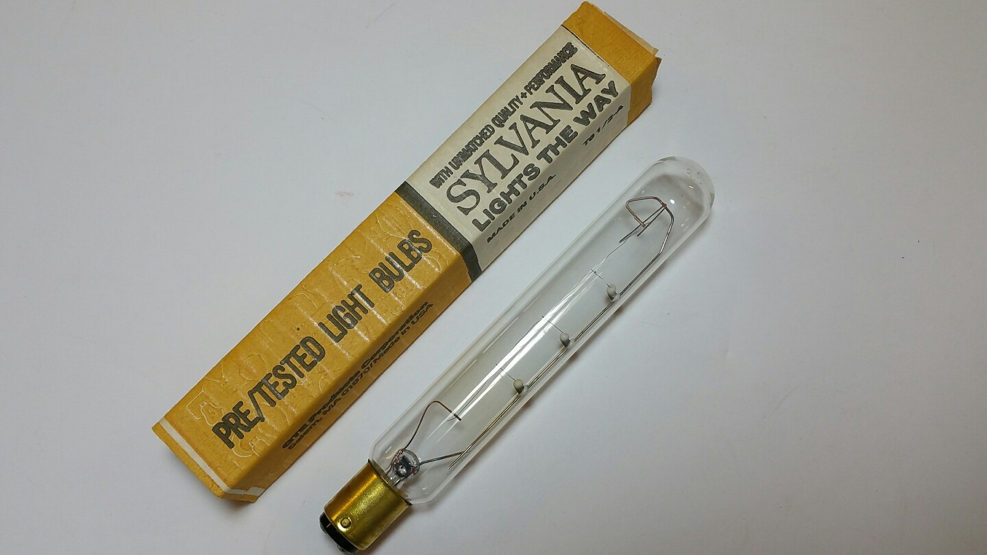 Sylvania 25W 18106 25T6.5/DC 130V Double/Dual/2 Contact Bayonet Base Light Bulb