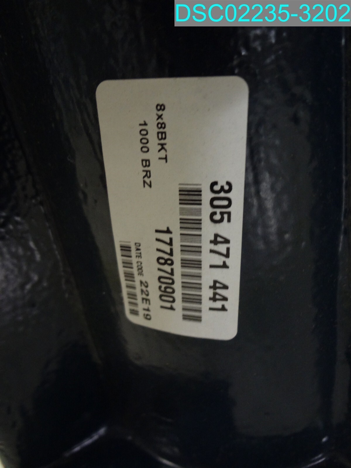 305471441 177870-A 15-1/4″ L X 7-3/8″ W 8X8BKT 177870901 22E19 1000BRZ