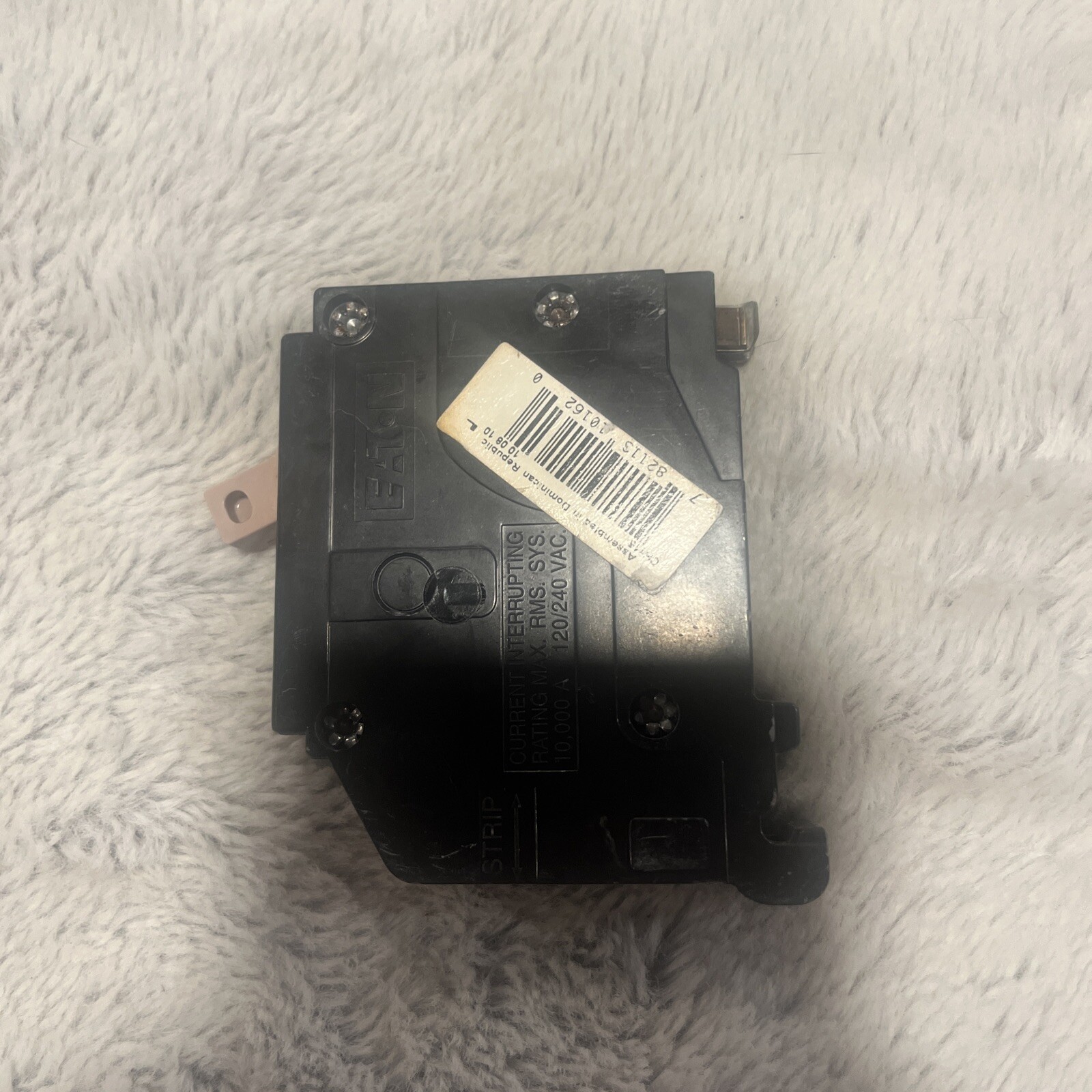 Eaton Circuit Breaker E11713 Type CH Class CTL SWD 15 1 POLE Plastic Foot