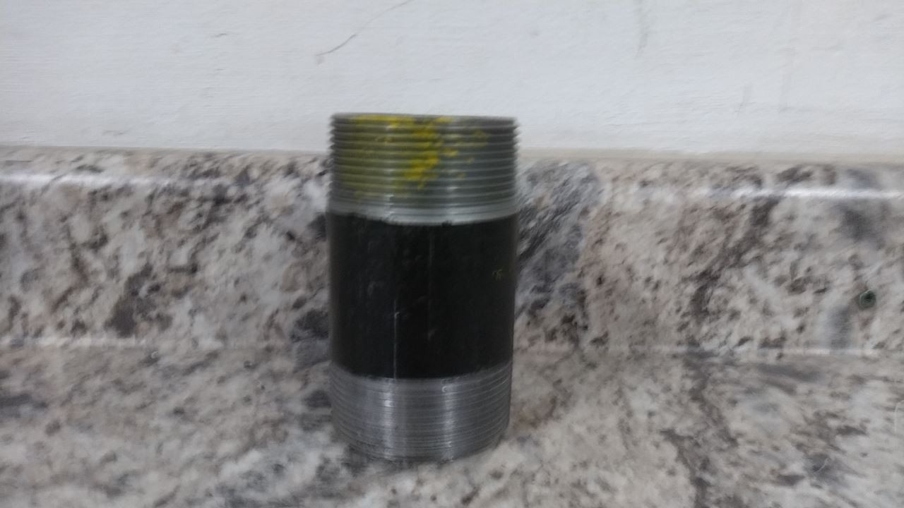 Brand Name 4073N176 5 Pk 4 In L Thick-Wall Steel Threaded Pipe
