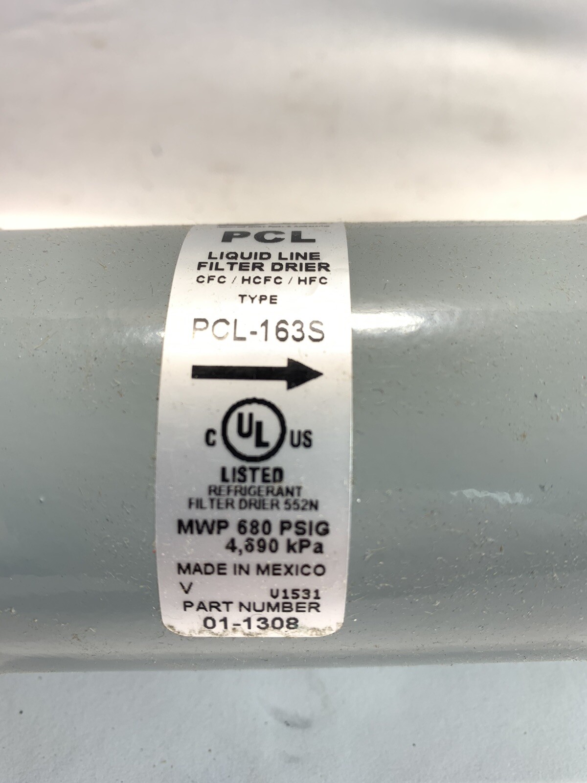 Partners Choice Liquid Line Filter Drier 3/8 Solder PCL-163S 01-1308