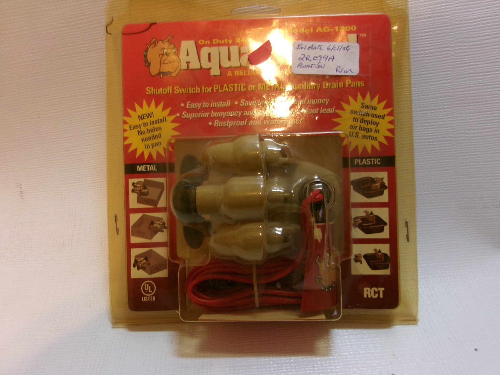 New Old Stock Aguaguard AG-1200 Float Switch in Package