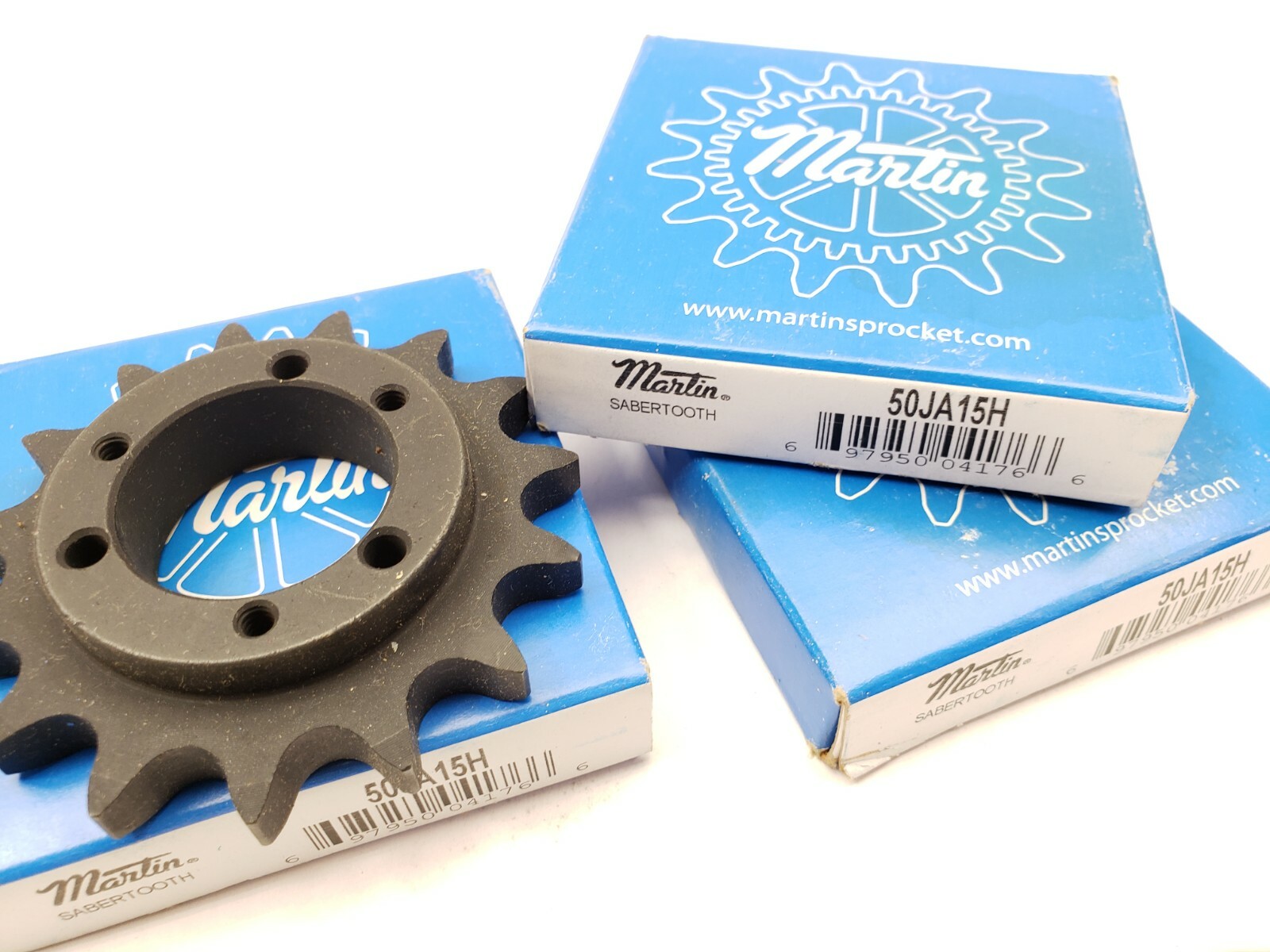 LOT OF 3 Martin Sprocket Gear 6-Hole 15-tooth pn#- 50ja15h
