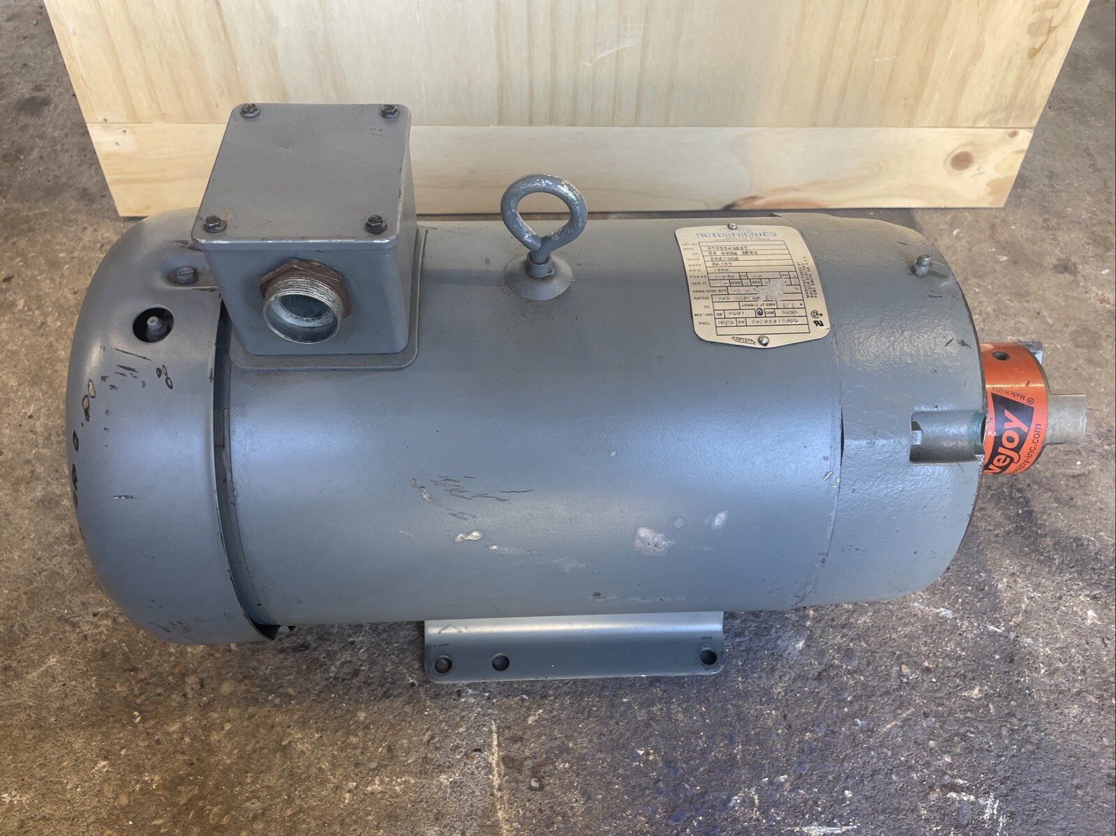 BALDOR/MOTORTRONICS 37F224X507 20 HYDR DUTY 3Phase, 1725RPM, 54/27 Amps USA MADE