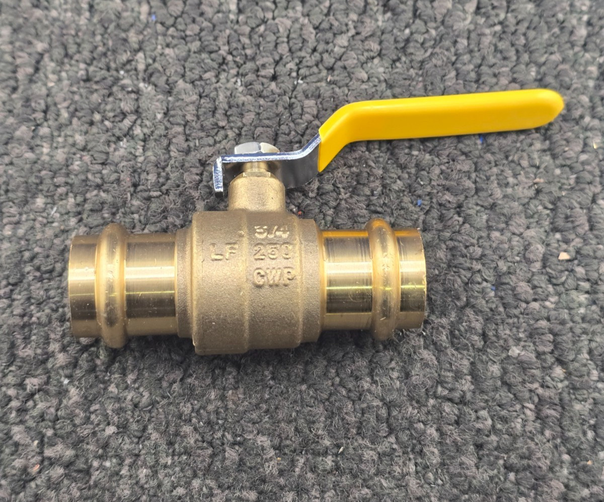 (QTY 2) DMNI 3/4″ 250CWP BRASS BALL VALVE REPLACEMENT HEAVY DUTY