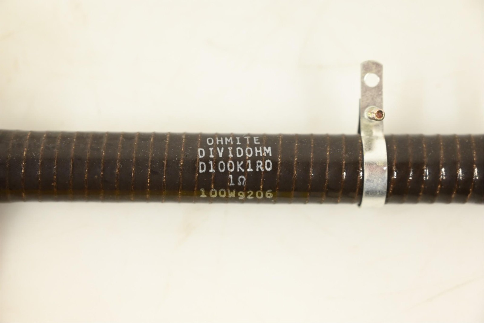 Ohmite D100K1R0 Wirewound Resistor Chassis Mount, 100Watt, OHM 1