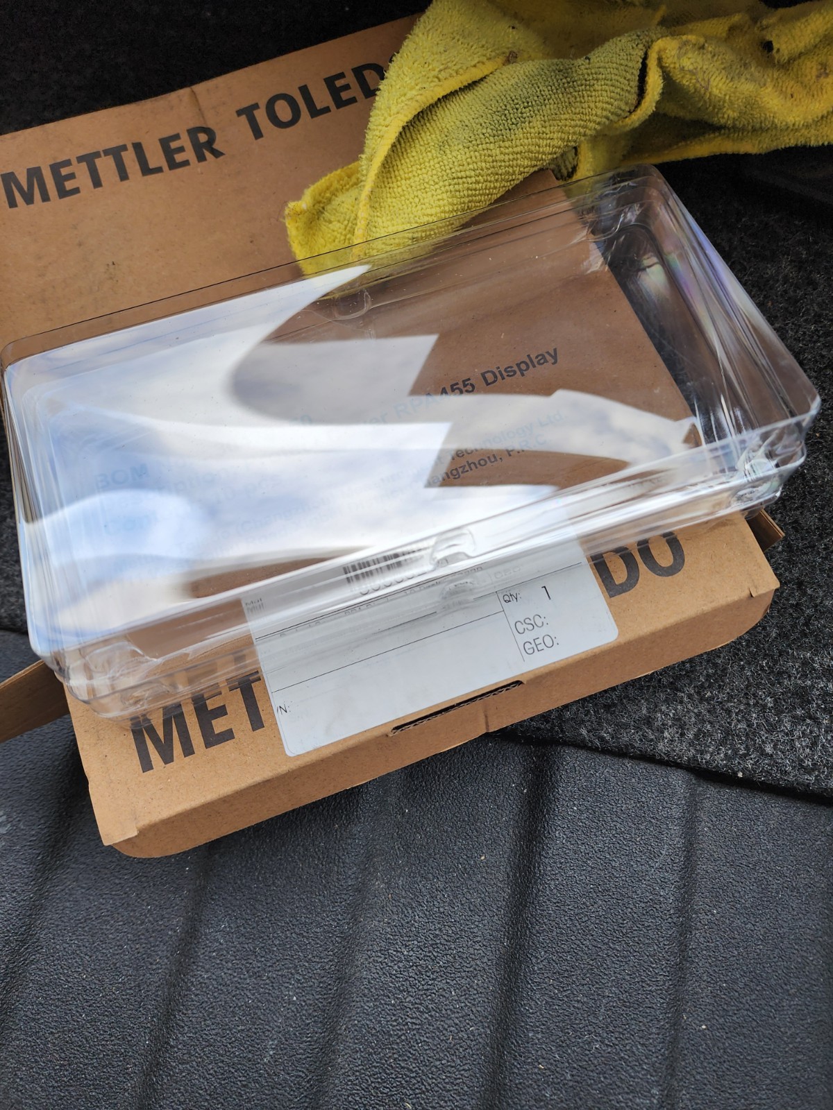 Mettler Toledo RPA455 Scale Protective Display Cover (MBO 30470150) 10 PCS. NEW
