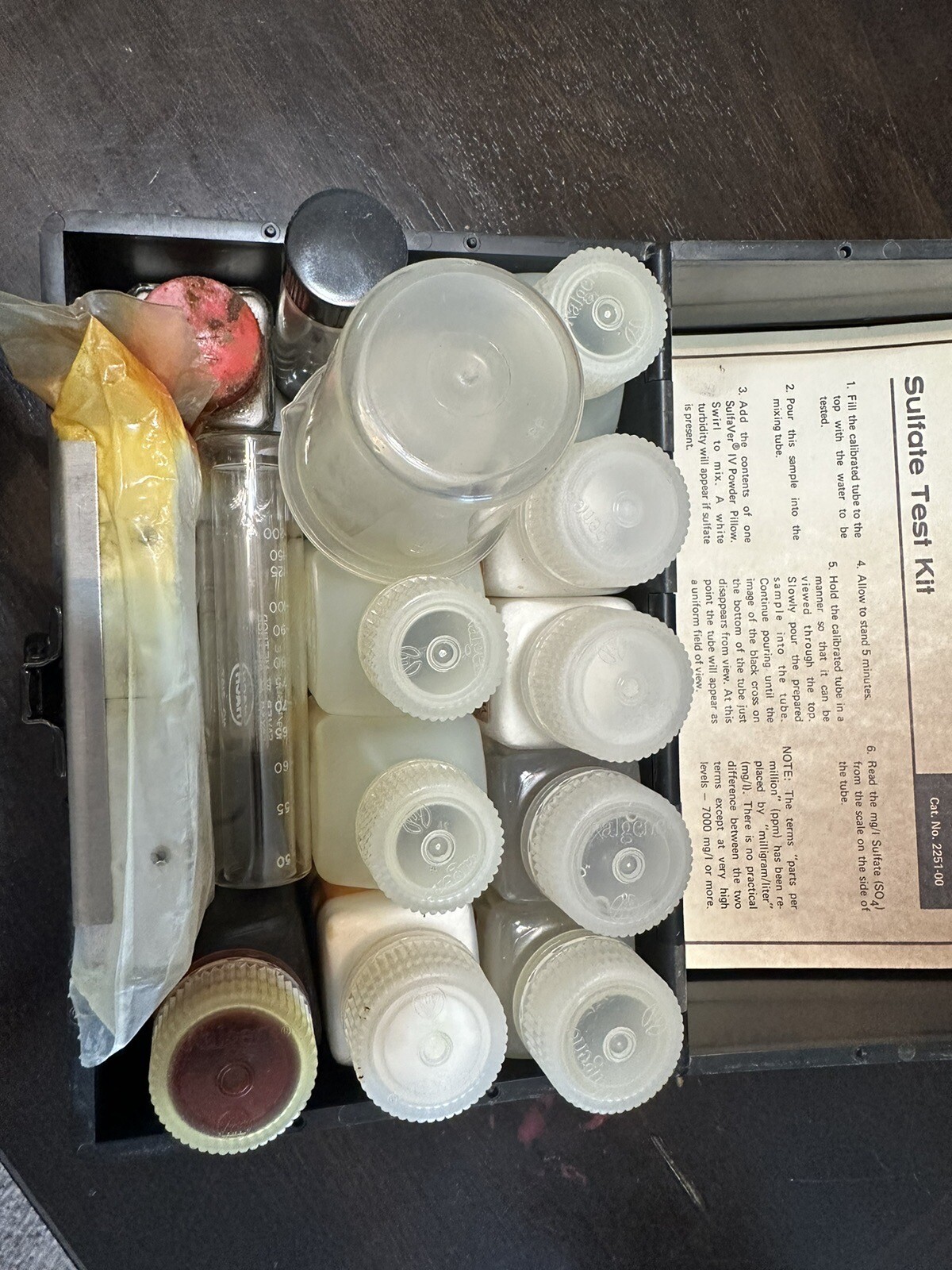 HACH SF-1 SULFATE TEST KIT Vintage