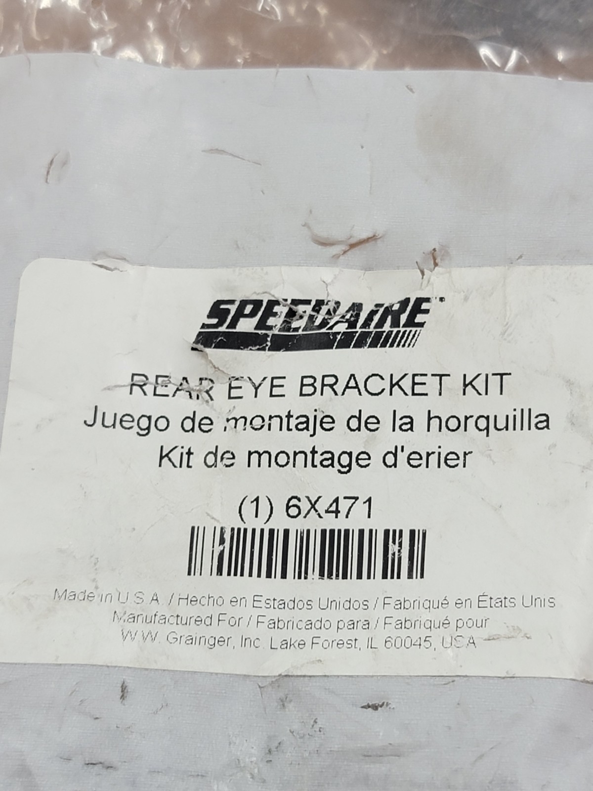 SPEEDAIRE CLEVIS MOUNT KIT 6X471
