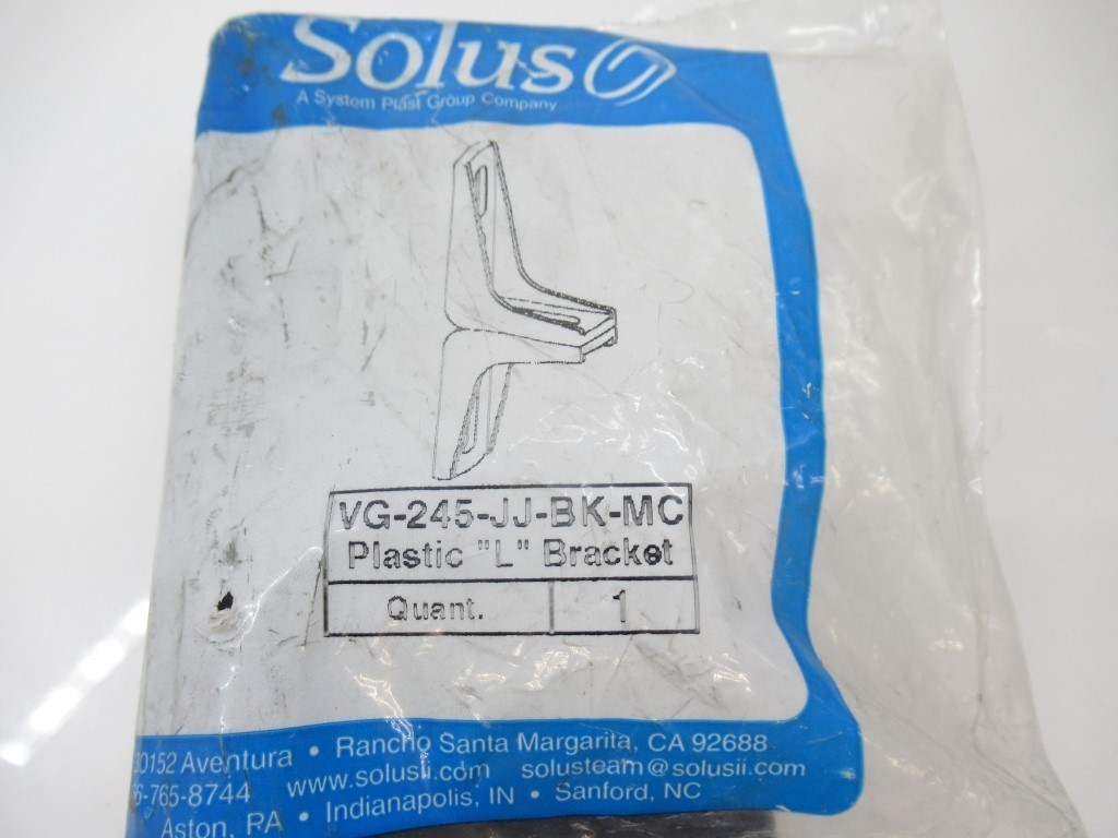 VG-245-JJ-BK-MC Valu Guide Plastic “L” Bracket FACTORY