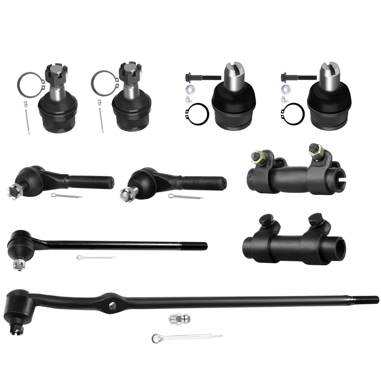 SCITOO 10-PC SET Suspension Kit for 1987-1996 For Ford for F-150 – Inner Tie …