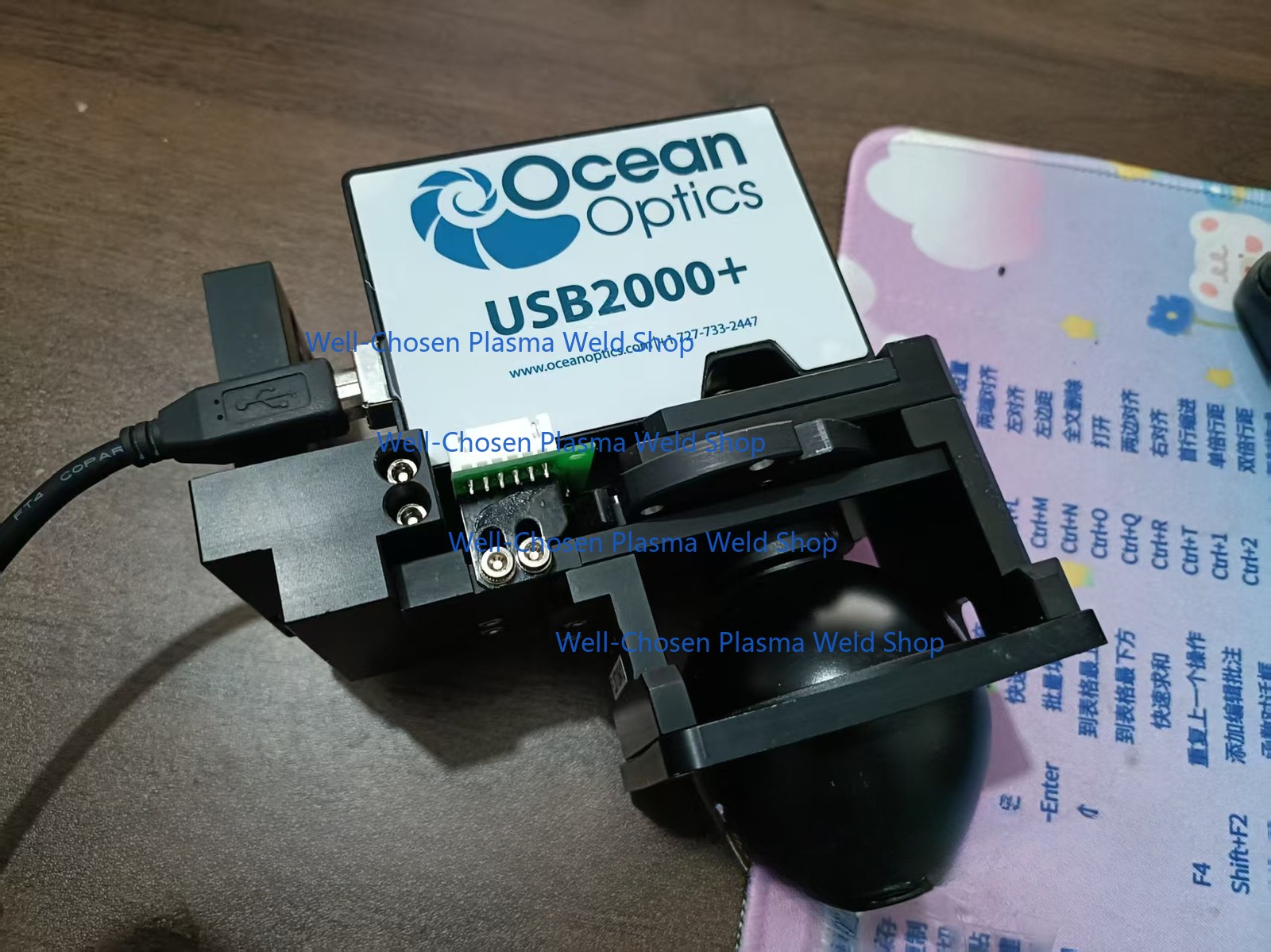 95%NEW Ocean Optics USB2000+ Spectrometer uv range 339-1025nm