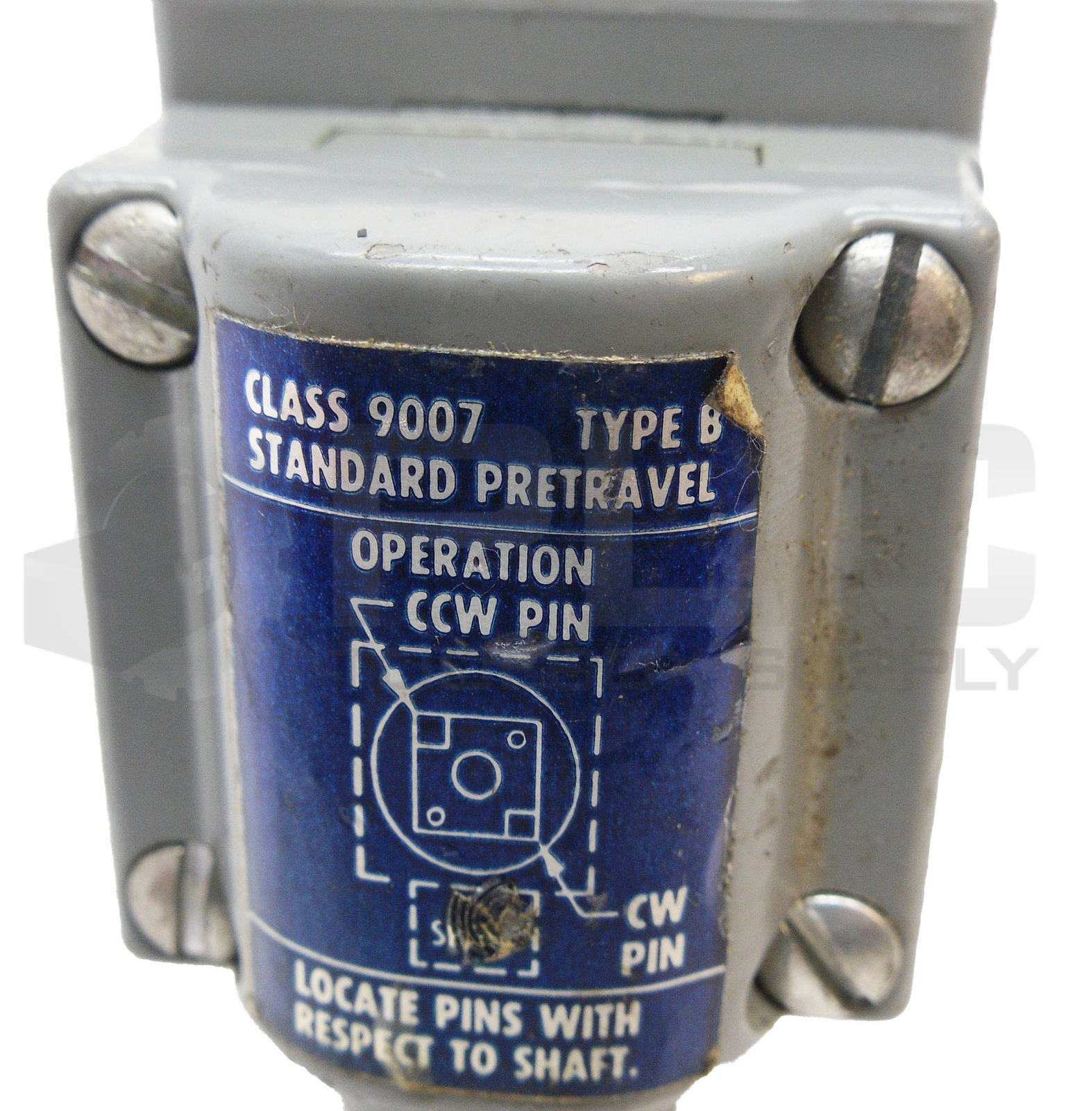 SQUARE D 9007 B54B2 /B LIMIT SWITCH 600VAC 1/2HP 10A W/ 9007B OPERATOR HEAD
