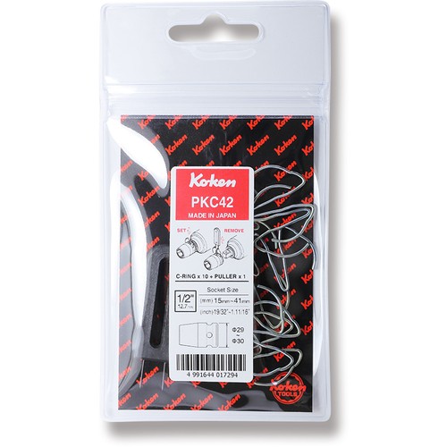 KOKEN PKC42 Impact Socket Part C Ring 10pcs Set Φ 29 – 30 Japan