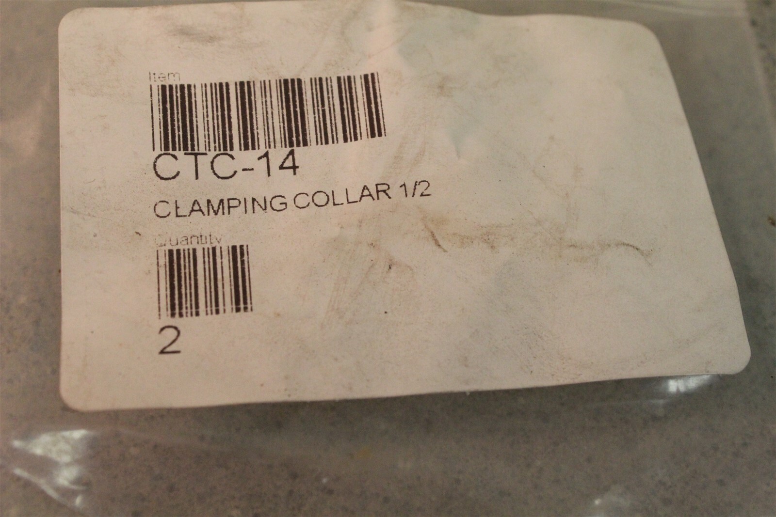 NEW Clamping Collar 1/2 CTC-14 lot of 2 *FREE SHIPPING*