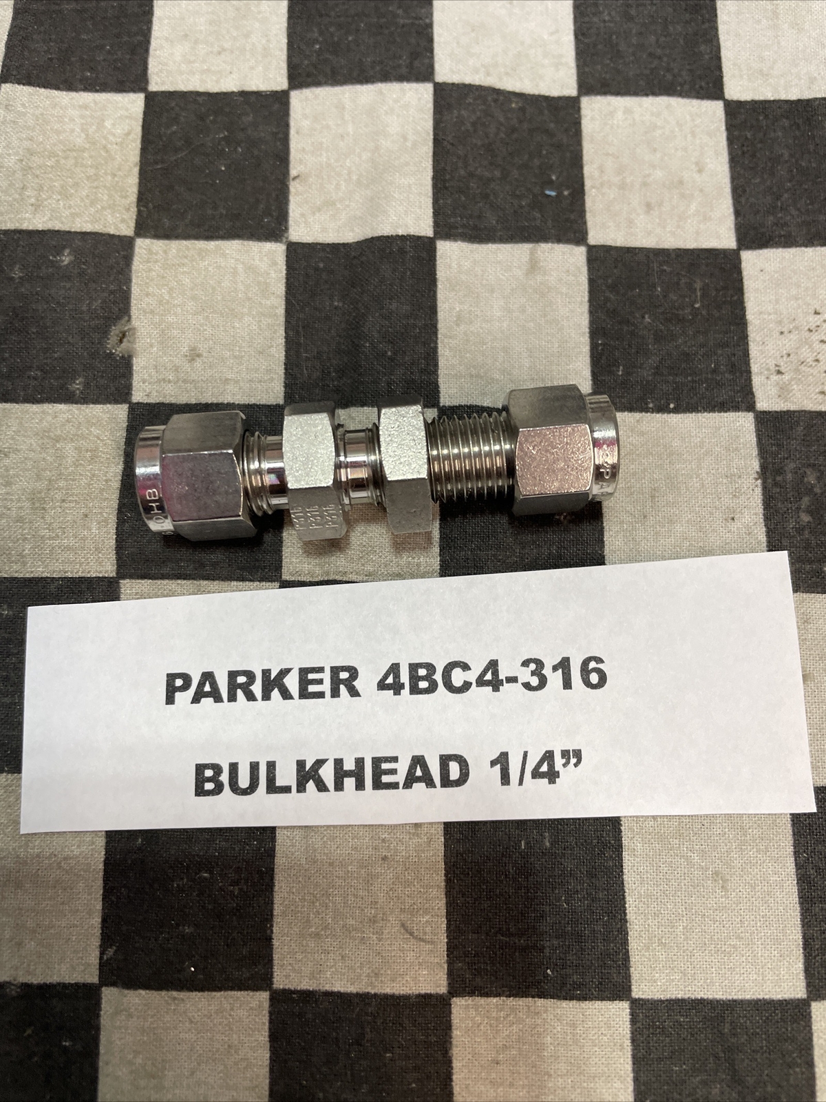 SWAGELOK SS-600-61, SS-400-61, 4BC4-316, BULKHEAD, LOT OF 5, SHIPSAMEDAY#R37