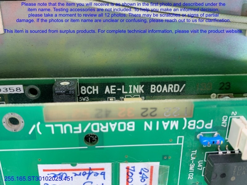 DISCO FBPCB-0322B PCB Main Board as in photos, sn:9096, DHL
