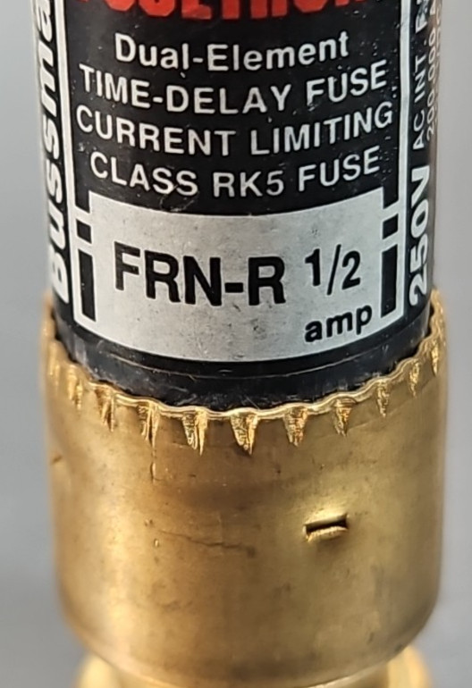 Fusetron FRN-R-1/2 Fuse Black Loc4C4