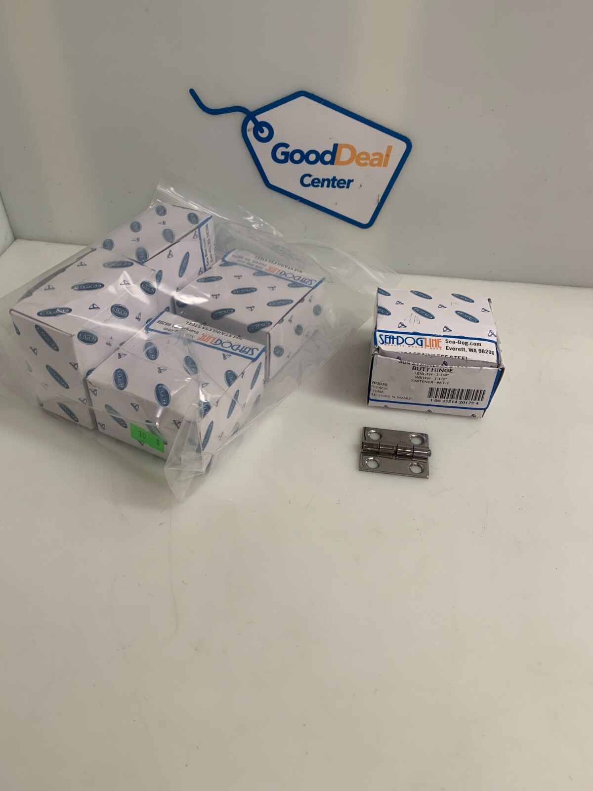 SEA DOG LINE STAINLESS BUTT HINGE 1 1/4 X 1 1/2 #6 FH 10/PER BOX 5 BOX LOT
