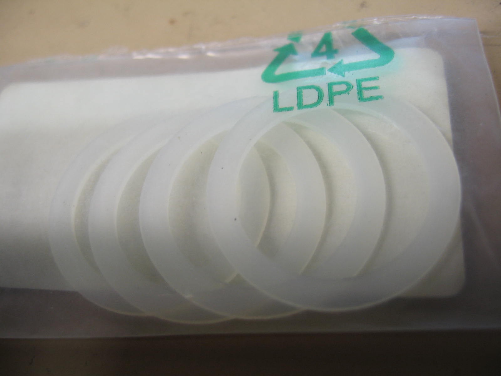 PIAB 31.50.072 Support Reinforcement Ring BL30-2 3/4″ ID 1″ OD 1/32″ H Pack of 4