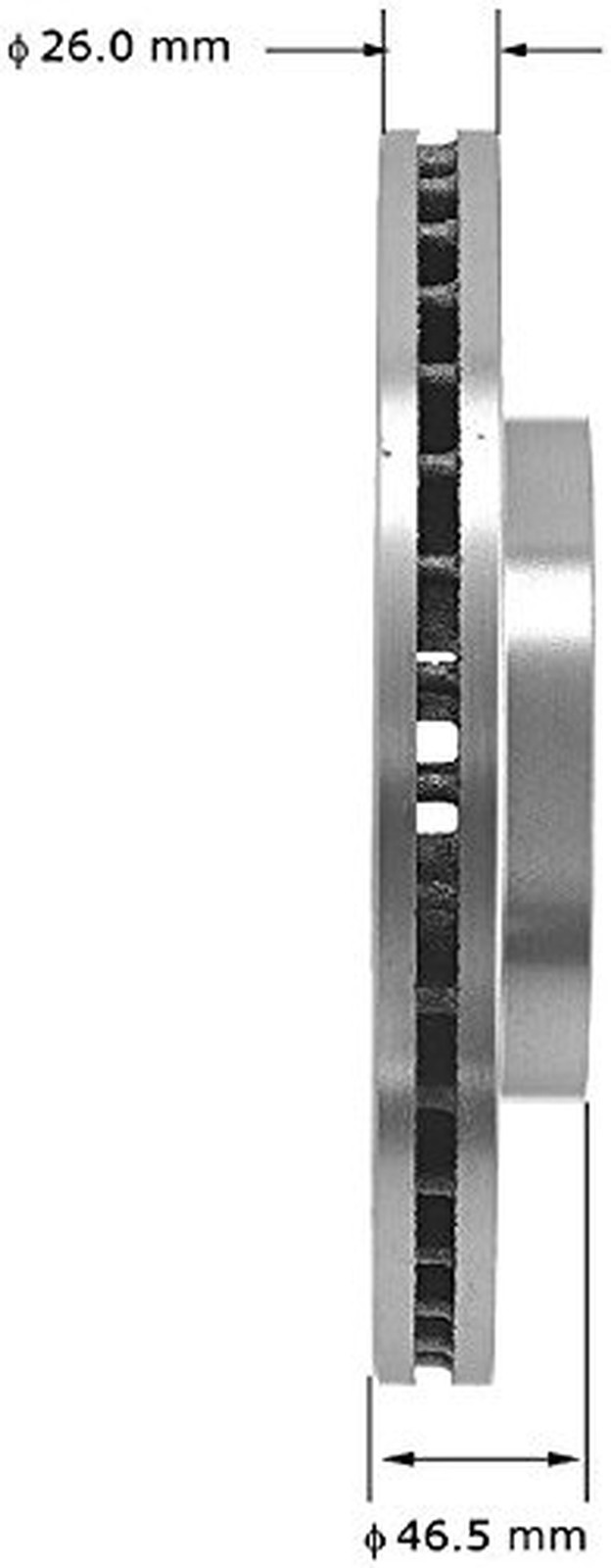 Bendix Premium PRT1911 Front Brake Rotor for Ford Mustang 2004-1994